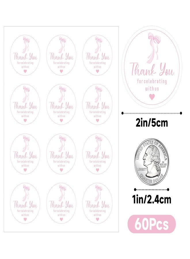 Anwyll Thank You for Celebrating with Us Stickers for Envelope Seal Card Gift Wrapping - Image 2