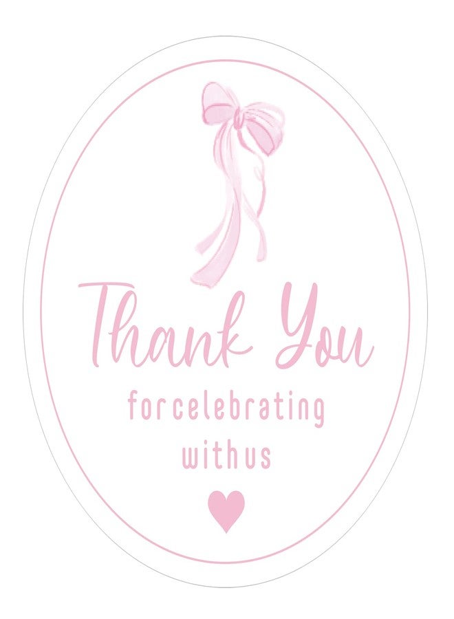 Anwyll Thank You for Celebrating with Us Stickers for Envelope Seal Card Gift Wrapping - Image 1