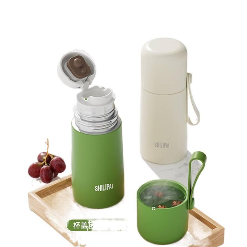 280 ml Stainless Steel Water Bottle with Carry Handle Lid - Image 5