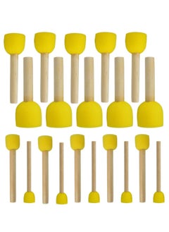 Oasisgalore 20 Pcs Assorted Size Round Sponges Brush Set, Paint Tools for Kids  - Image 1