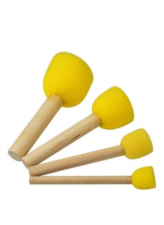 Oasisgalore 20 Pcs Assorted Size Round Sponges Brush Set, Paint Tools for Kids  - Image 2