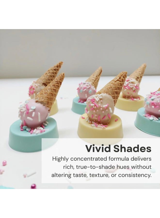 Chefmaster White Candy Color | True-Tone Shades | Oil-Based | Professional-Grade Dye | Chocolate, Strawberries, Cake Pops | Decorating | Easy-to-Use | Manufactured in the USA | 2 oz - Image 4