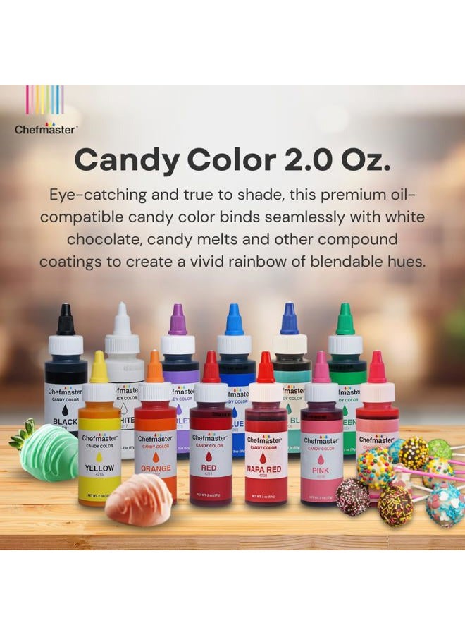 Chefmaster White Candy Color | True-Tone Shades | Oil-Based | Professional-Grade Dye | Chocolate, Strawberries, Cake Pops | Decorating | Easy-to-Use | Manufactured in the USA | 2 oz - Image 2