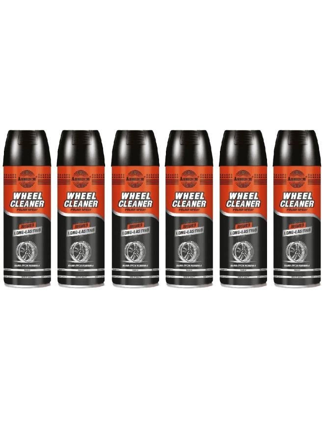 اسماكو بخاخ منظف وتلميع العجلات من اسماكو - 500 مل - مجموعة من 06 قطع