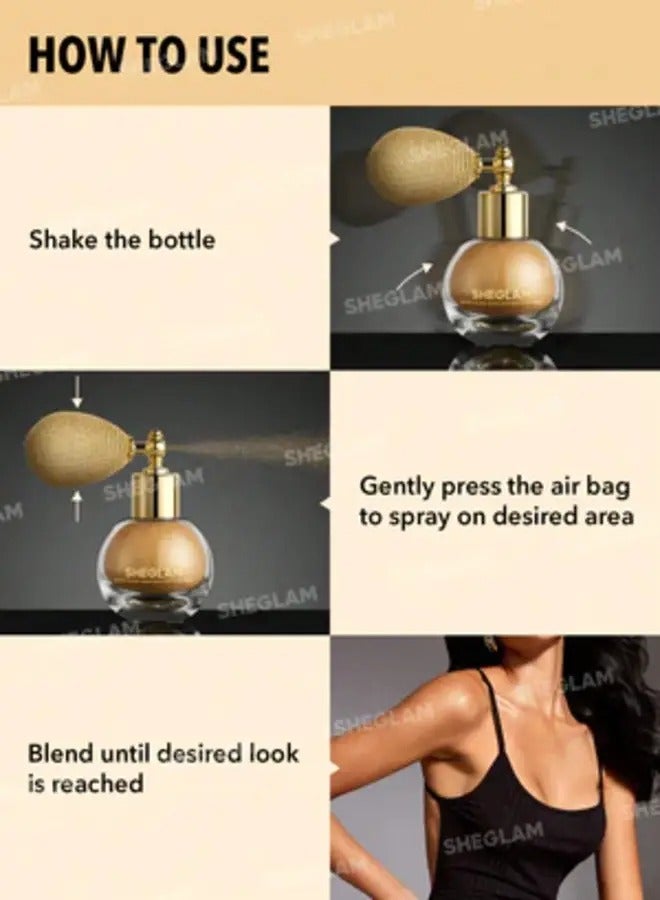 شيجلام SHEGLAM GO GO GLOW تسليط الضوء على رذاذ الجسم - Image 5
