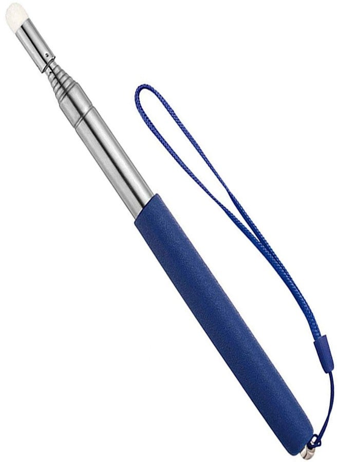 VOVIGGOL Long Telescopic Teacher Pointer Stick 39IN/ 100CM with Lanyard, Teaching Pointer for Classroom, Hand Pointer Extendable Presentation Pointer Retractable Pointer Whiteboard Pointer (Blue) - Image 1