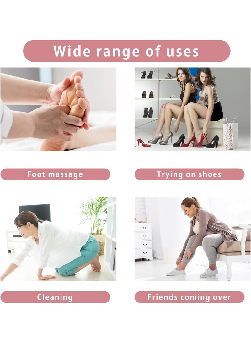 ABJ 100 Piece Clear Plastic Disposable Booties with Sticker Paraffin Wax Foot Bath Liners Feet Protectors Covers Foot Spa Socks Thermal Therapy Feet Covers Bags - Image 4