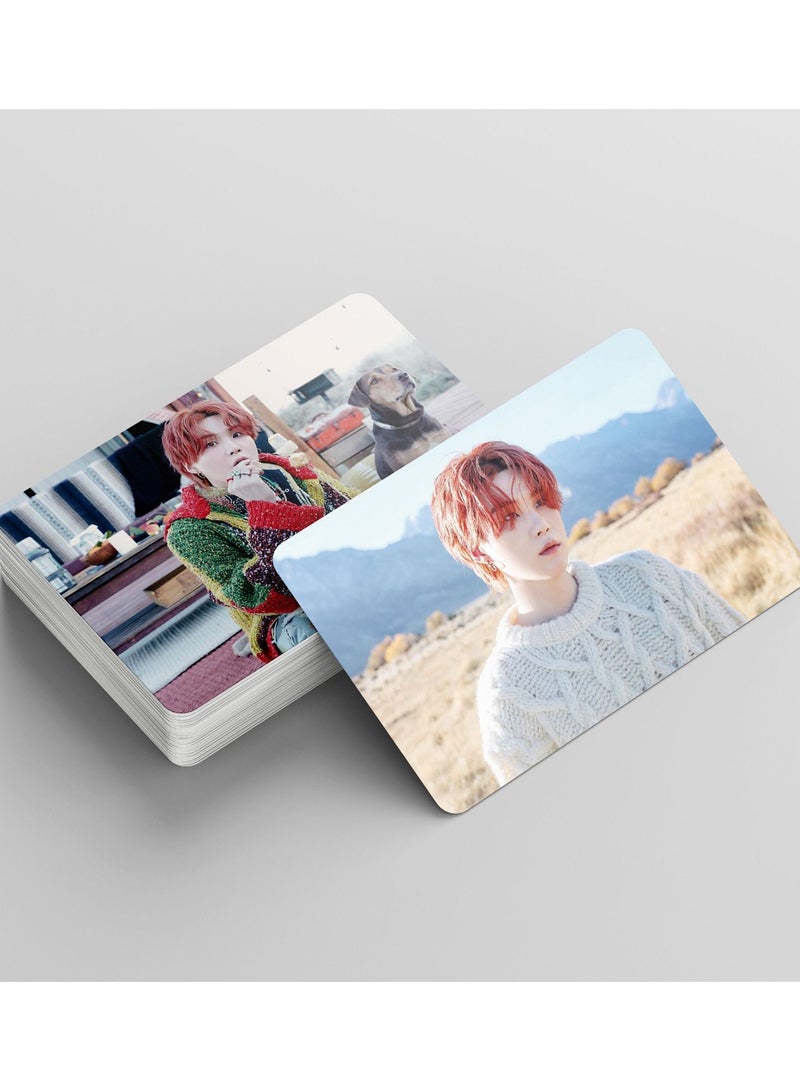 EHOME 55-Piece BTS Suga Single New Album Wholly or Whole Me Special Photo Filio Lomo Card  - Image 4