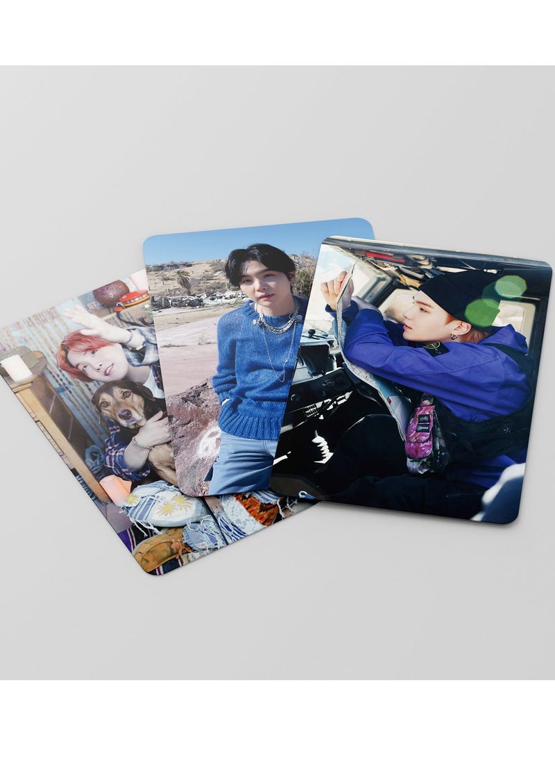 EHOME 55-Piece BTS Suga Single New Album Wholly or Whole Me Special Photo Filio Lomo Card  - Image 5