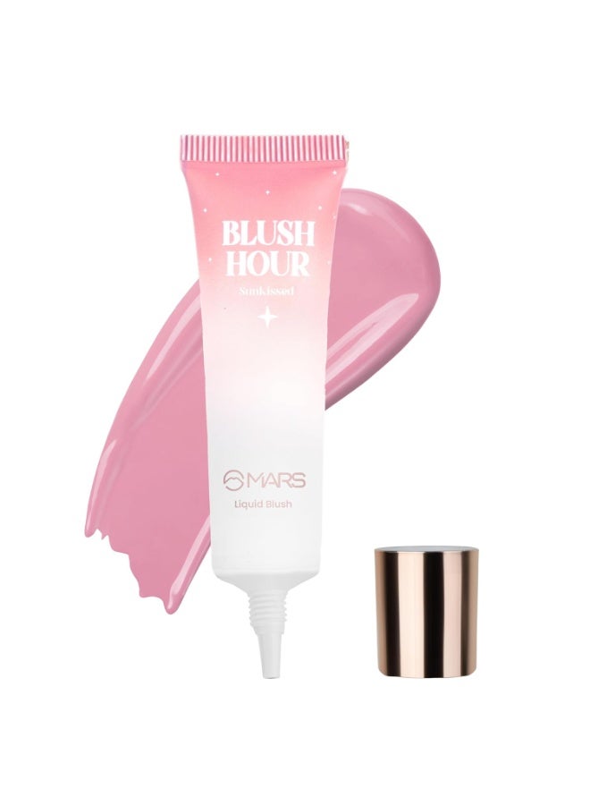 مارس أحمر خدود سائل من مارس | لمسة نهائية ندية مطفية | لون غني | تركيبة خفيفة الوزن تدوم طويلاً | تطبيق سهل (١٢ مل) (٠٣-سن كيسد) - Image 1