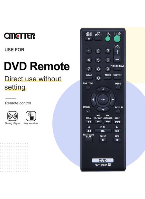 RMT-D198A RMT-D197A Remote Control For SONY DVD Player DVP-SR210 DVP-SR210P DVP-SR510 DVP-SR510H
