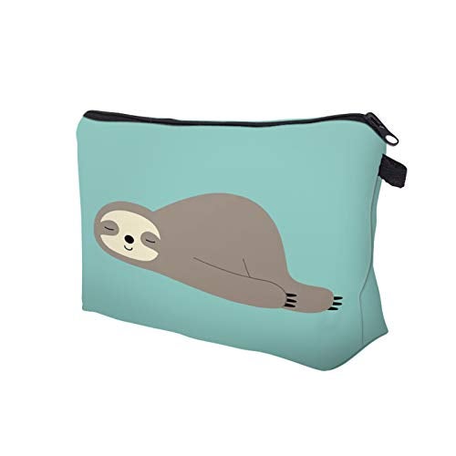 Deanfun Cosmetic Bag for women, Small makeup pouch Travel bags for toiletries waterproof Sloth gifts (51806) - Image 2