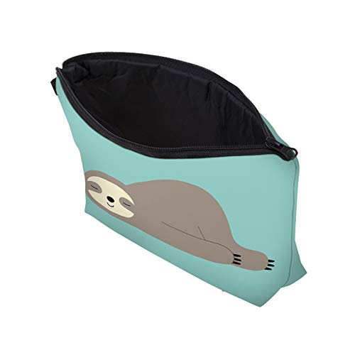 Deanfun Cosmetic Bag for women, Small makeup pouch Travel bags for toiletries waterproof Sloth gifts (51806) - Image 3