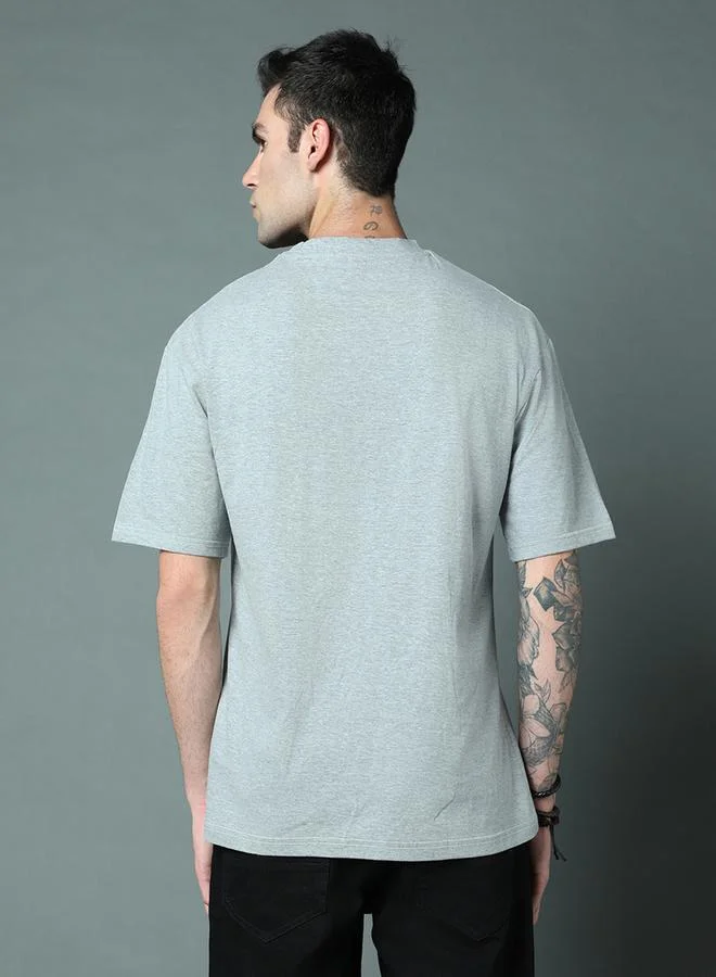 HIGH STAR Plain Pocket Detail Relaxed Fit T-Shirt by Styli