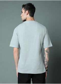 HIGH STAR Plain Pocket Detail Relaxed Fit T-Shirt by Styli  - Image 3