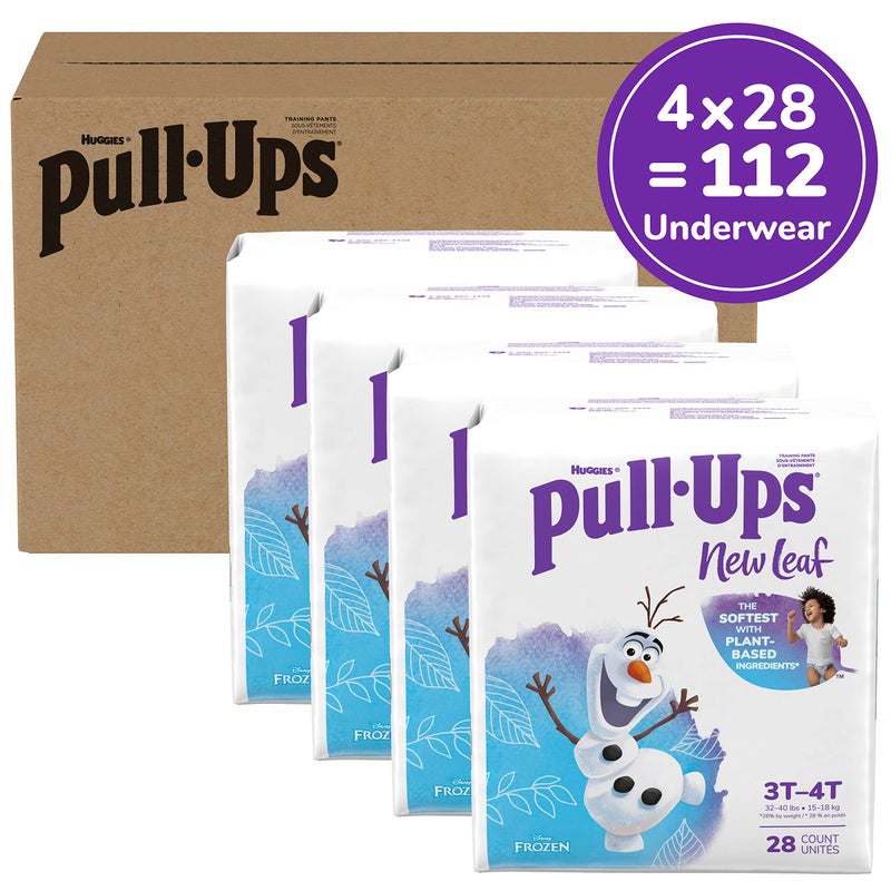 Pull-Ups New Leaf Boys' Disney Frozen Potty Training Pants, 3T-4T (32-40 lbs), 112 Ct (4 packs of 28), Packaging May Vary - Image 2