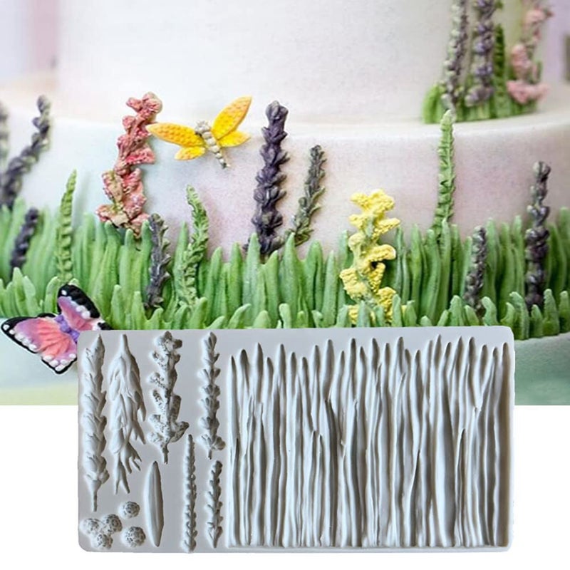 TUKE Leaf Silicone Mold Rose Flower Fondant Molds DIY Cake Decorating Tools Sugarcraft Candy Resin Clay Chocolate Gumpaste Moulds (20 * 11.5 * 1.2CM) - Image 1