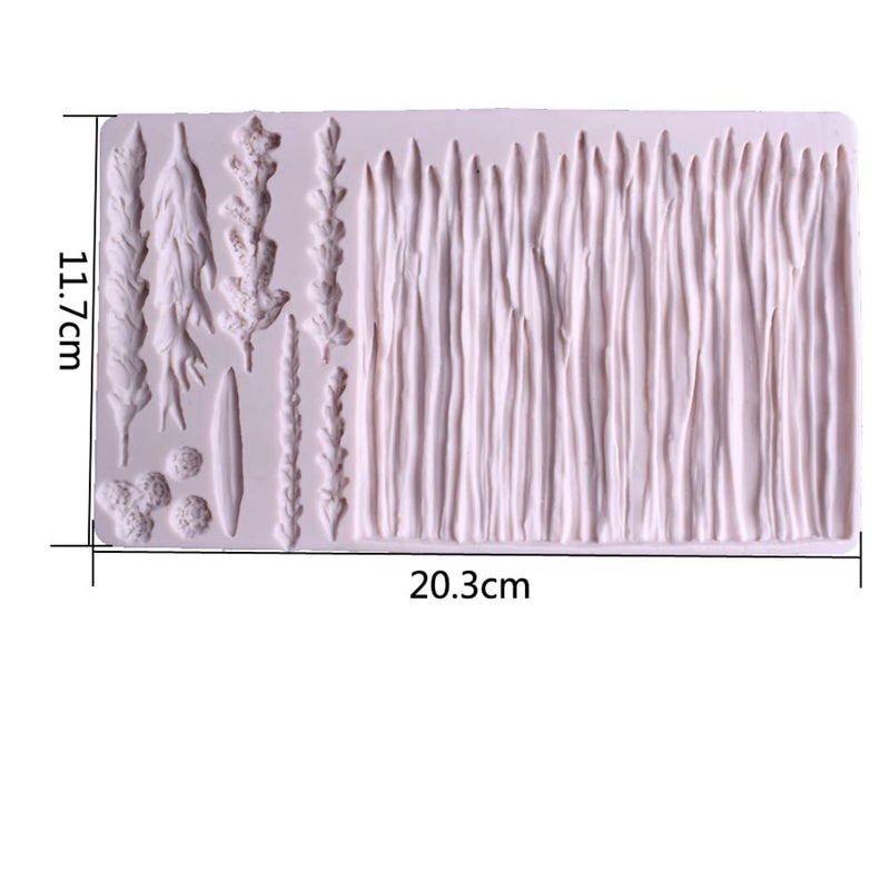 TUKE Leaf Silicone Mold Rose Flower Fondant Molds DIY Cake Decorating Tools Sugarcraft Candy Resin Clay Chocolate Gumpaste Moulds (20 * 11.5 * 1.2CM) - Image 3