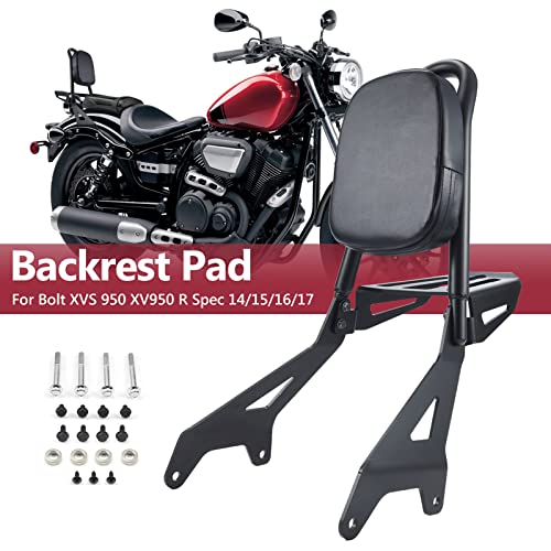 Bravema Motorcycle Rear Sissy Bar Backrest with Luggage Rack, Detachable Backrest Passenger Seat Fit for Yamaha Bolt XV950 XVS950 2013-2022 - Image 2