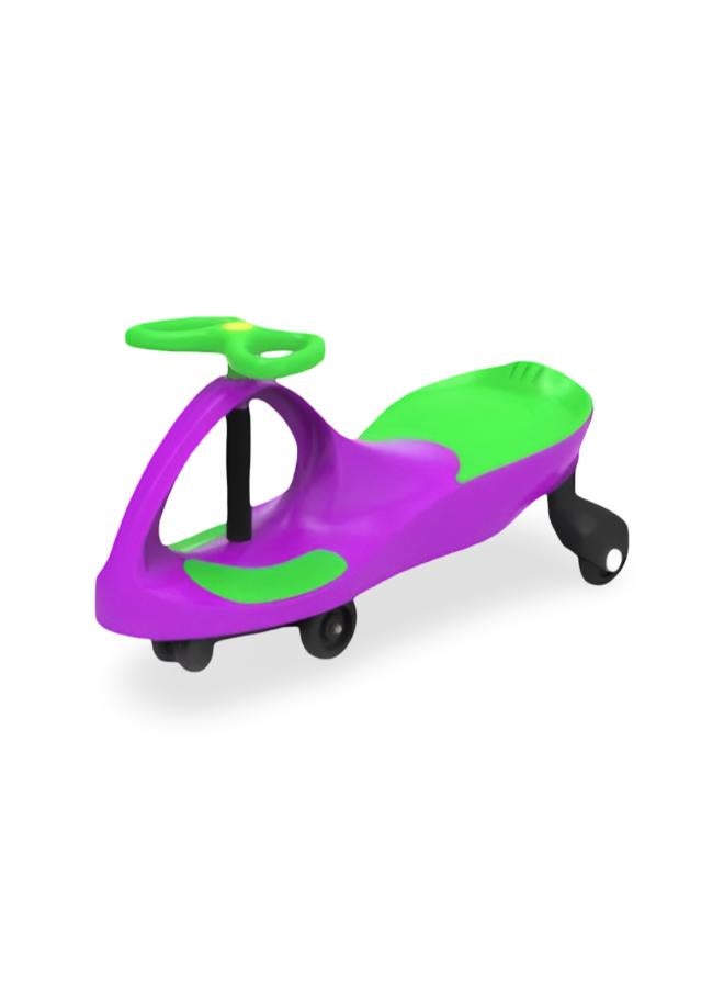 Bingo Swing Car – Green & Purple - Image 1