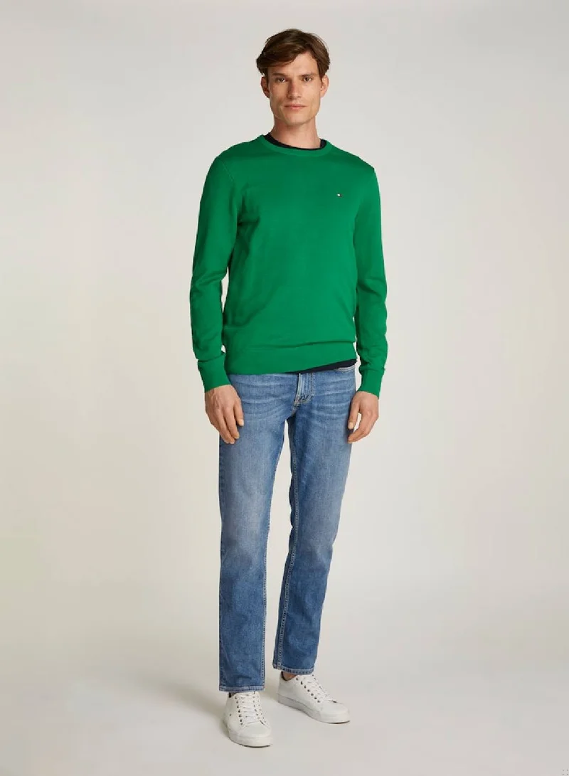 TOMMY HILFIGER Denton Faded Straight Leg Jeans