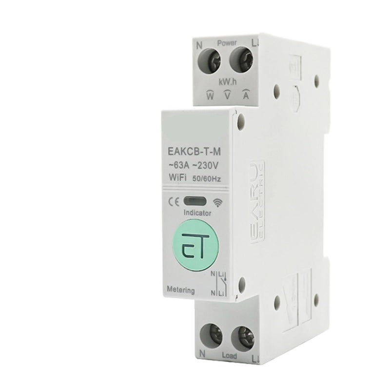 Smart WiFi MCB Circuit Breaker 6A Overcurrent Undervoltage Protection Wireless Remote Control - Image 2