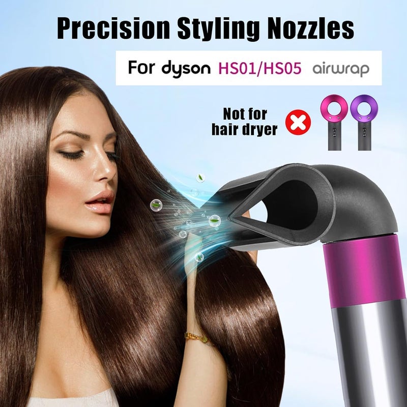 Azonee Blade Styling Concentrator Attachment for Dyson Airwrap HS01 & HS05, Professional Salon Styling Tool for Hair Drying & Curling - Precision Nozzle for Sleek, Smooth Styles - Image 2