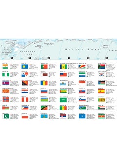 Collins World Wall Laminated Map  - Image 4
