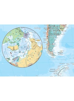 Collins World Wall Laminated Map  - Image 3