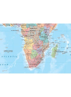 Collins World Wall Laminated Map  - Image 2