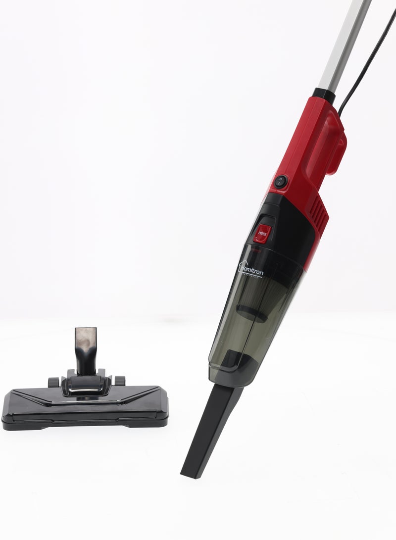 هوميترون مكنسة كهربائية محمولة 2 في 1 من هوميترون، 600 واط - خفيفة الوزن وفعالة في التنظيف مع صندوق غبار كبير السعة - Image 4