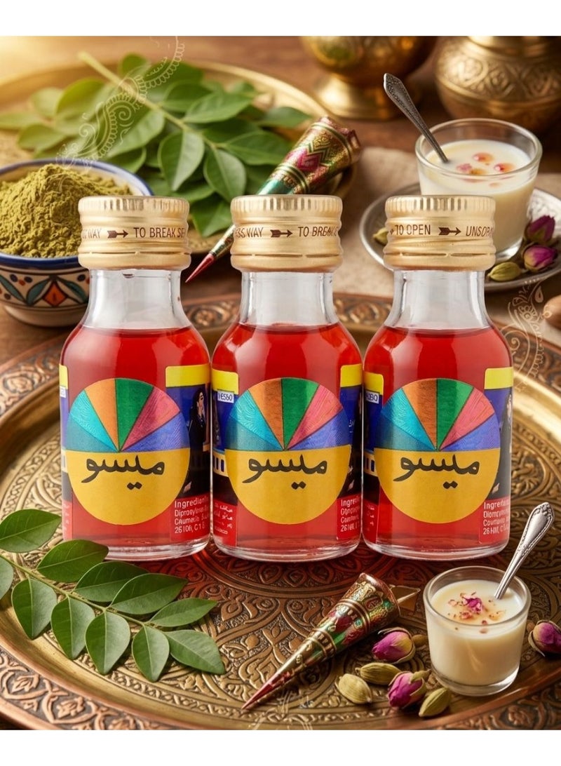 ميسو 3 قطع من معالج حناء , 20 مل - Image 2