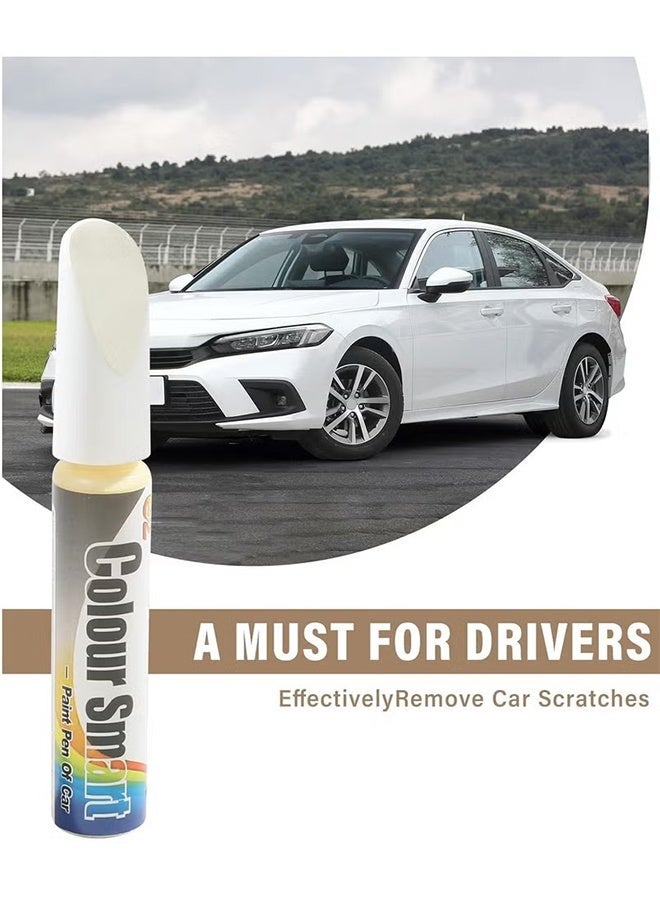 Car Scratch Remover, Deep Scratch Repair for Vehicles, Universal Touch-Up Paint, 12ml (White) - Image 5