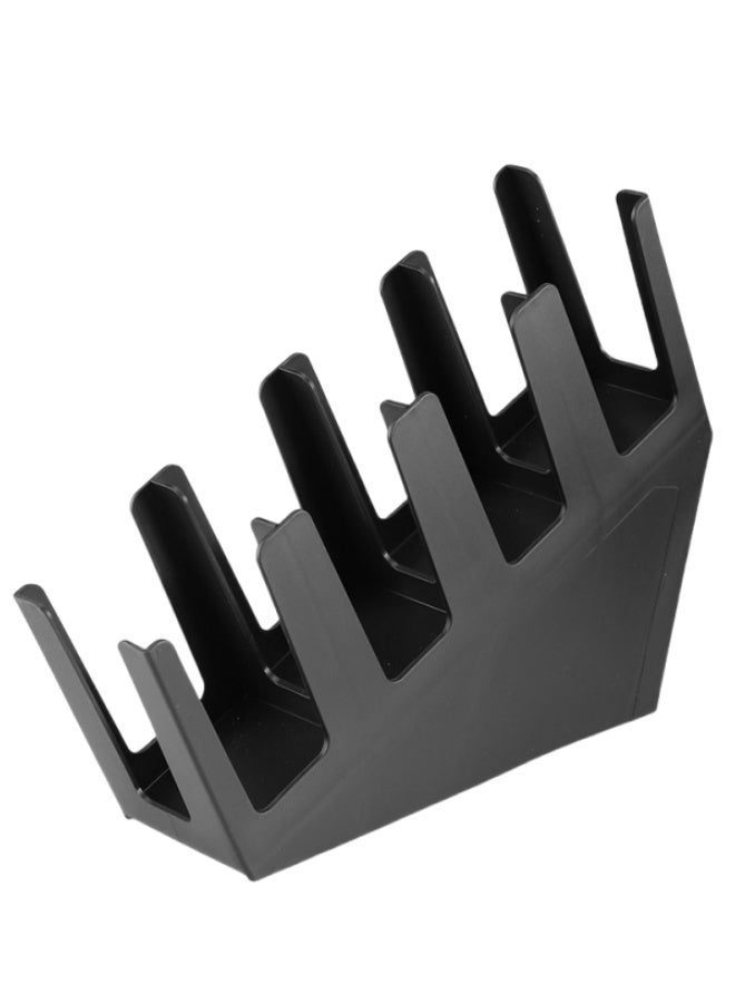 MLADEN كوب عالي الجودة والغطاء منظم كوب بلاستيك حامل لأدوات القهوة متجر وحزب متوافق استبدال جزء باريستا المطبخ والمطاعم الأسود - Image 5