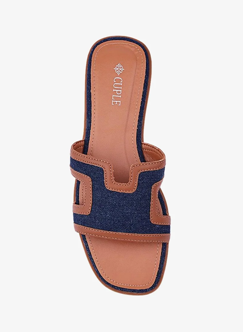 Cuple Casual flat slippers perfect for relaxed days.