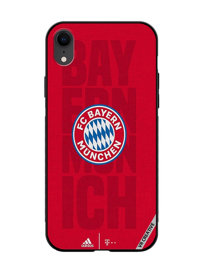 VR CREATIVE Protective Case Cover For Apple iPhone XR Fc Bayern Munich Design Multicolour - Image 1