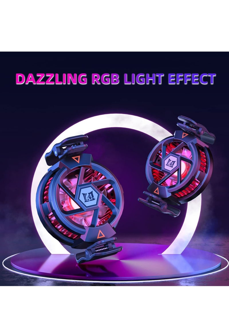 Phone Cooler, Semiconductor Cooling Fan Compatible with Magsafe, Portable Noiseless Game Artifact for PUBG, Live Vlog, iOS/Android 4-6.7 Inch Phones - Image 3