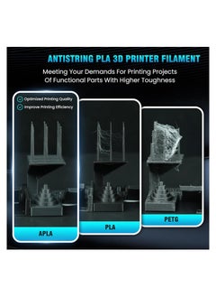 خيوط طابعة ثلاثية الأبعاد، PLA 1.75 مم لمعظم طابعات FDM ثلاثية الأبعاد، سيولة عالية، طباعة عالية السرعة، خيوط PLA ملفوفة بدقة، دقة الأبعاد +/- 0.02 مم، بكرة 1 كجم، أسود - pzsku/Z340DA6B3398ED241B572Z/45/_/1702489127/d4d2e5be-a059-4391-9ba8-19cccf862660