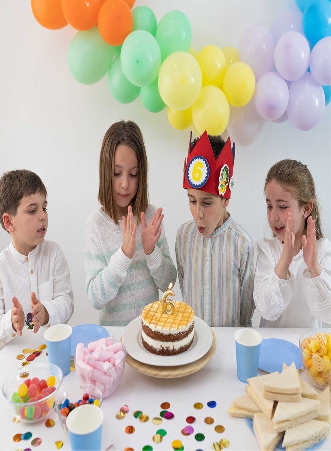 BONNYCO تاج عيد ميلاد بطل خارق من بونيكو، مع أرقام قابلة للتبديل من ٠ إلى ٩ وشخصيات مميزة. هدايا أولى للأولاد، تاج عيد ميلاد أول للأولاد، قبعة طفل، هدايا أبطال خارقين لحفلات الأطفال والكرنفال. - Image 4