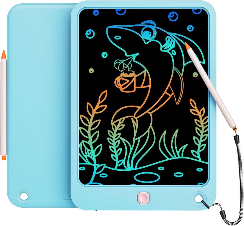 لوح كتابة LCD، لوح رسم يونيكورن قابل للمسح، ألواح رسم بحجم 10 بوصة، لوح كتابة هدية عيد ميلاد للأطفال من سن 3 4 5 6 سنوات، ألعاب تعليمية وتعلمية - Image 1