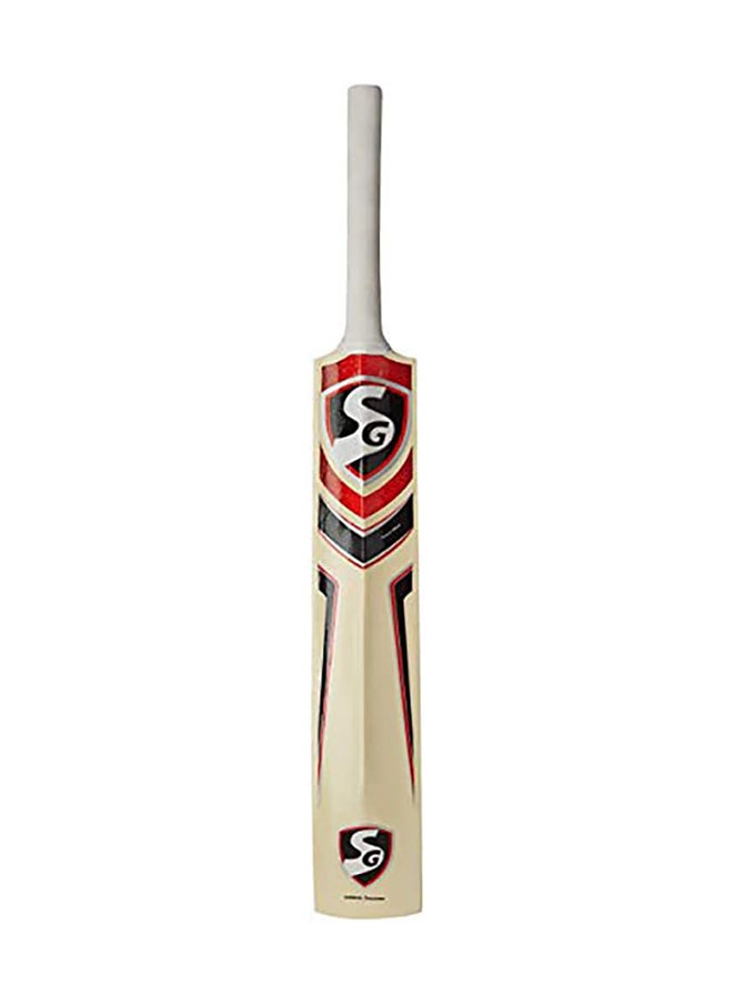 SG - Max Cover Cricket Bat For Mens and Boys | Size - 6 | Material: Kashmir Willow | Lightweight | Free Cover | Ready to play | For Intermediate Player | Ideal For Leather Ball - Image 1