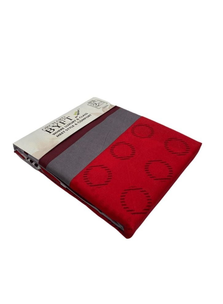 بيفت BYFT Orchard Comfort ملاءة واحدة مطبوعة بنقاط بولكا حمراء وكيس وسادة واحد 150 × 230 سم ميكروفايبر  - Image 4