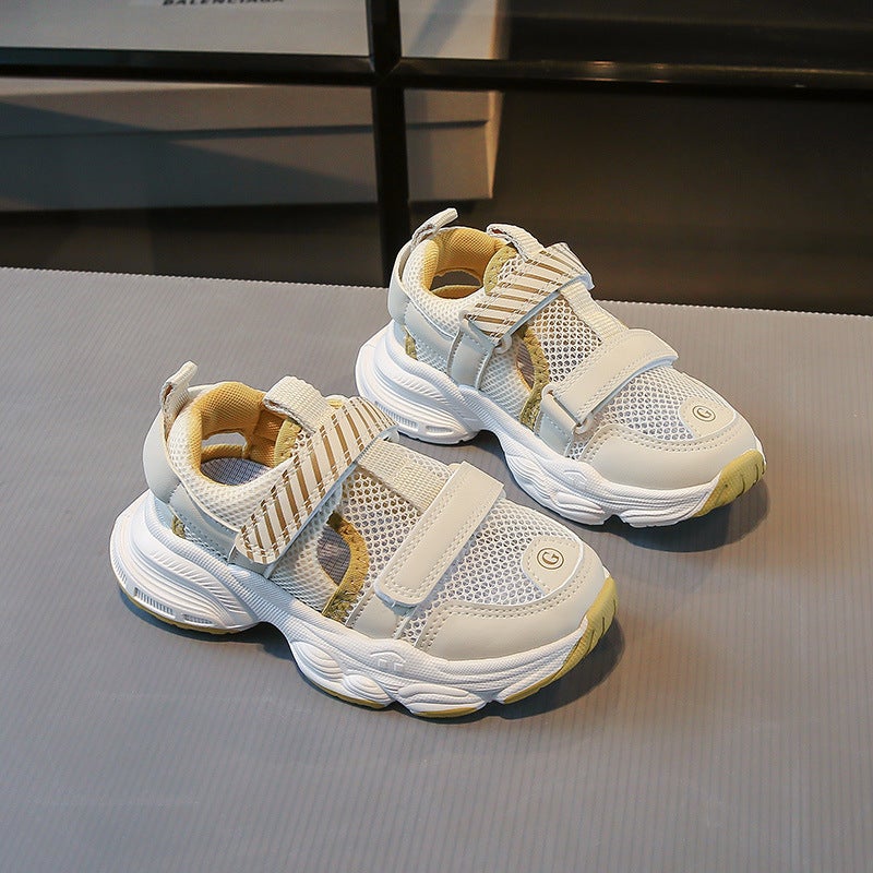 Summer Children'S Sports Sandals, Unisex Mesh Breathable Shoes, Dad Shoes, Boys' Casual Shoes - Image 4