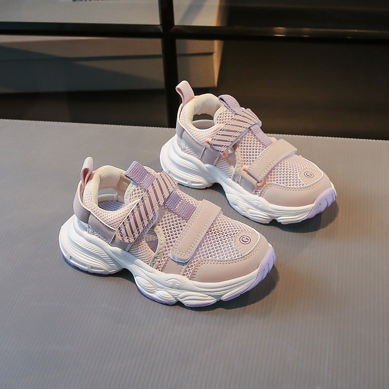 Summer Children'S Sports Sandals, Unisex Mesh Breathable Shoes, Dad Shoes, Boys' Casual Shoes - Image 3