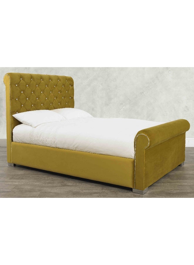 Havana Beds And Upholstery Boulevard Plush Luxury Handmade Double Bed (Suitable Mattress Fit :140 Cm X 190 Cm) - Image 1
