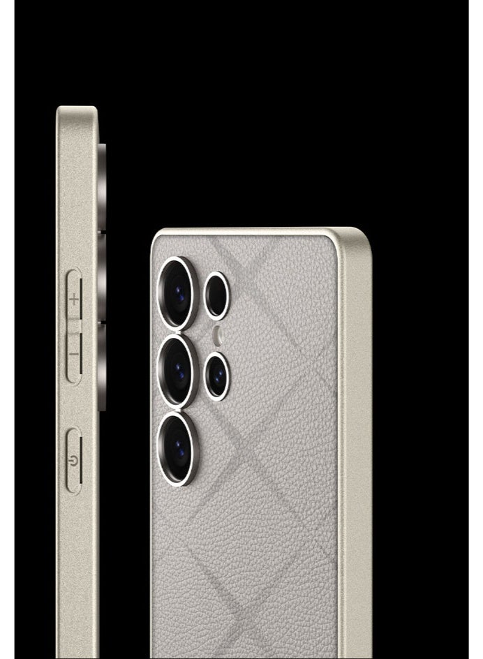 general Leather Cover Compatible with Samsung Galaxy S26 Ultra Release 2026 Soft Silicone Sides Lightweight Slim with Independent Camera Protection Case, Pattern - Image 2