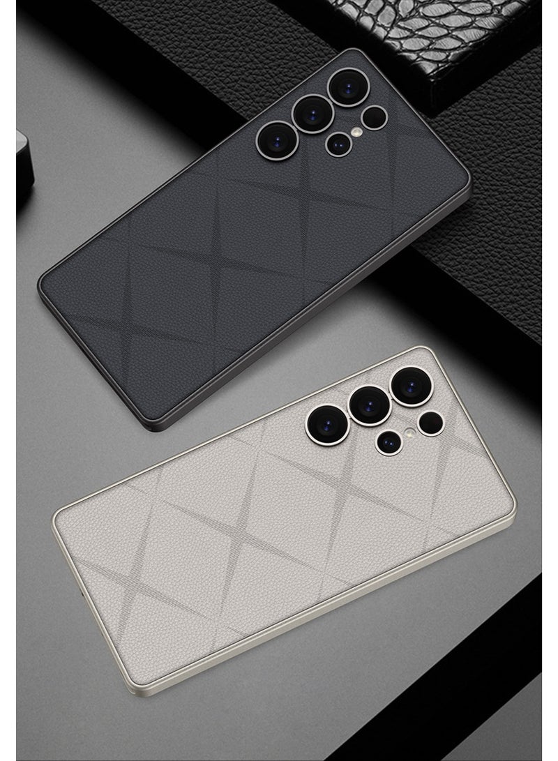 general Leather Cover Compatible with Samsung Galaxy S26 Ultra Release 2026 Soft Silicone Sides Lightweight Slim with Independent Camera Protection Case, Pattern - Image 5