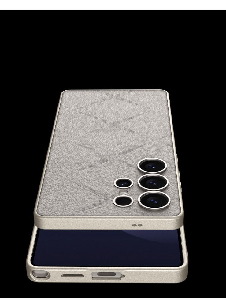 general Leather Cover Compatible with Samsung Galaxy S26 Ultra Release 2026 Soft Silicone Sides Lightweight Slim with Independent Camera Protection Case, Pattern - Image 4