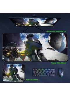 Cyberpunk Edge Walker Mouse Pad Computer Desktop Pad Lucy Edge Runner Cyberpunk 2077 Surrounding-Color:700x300x3mm-Pattern:Edge Walker 012