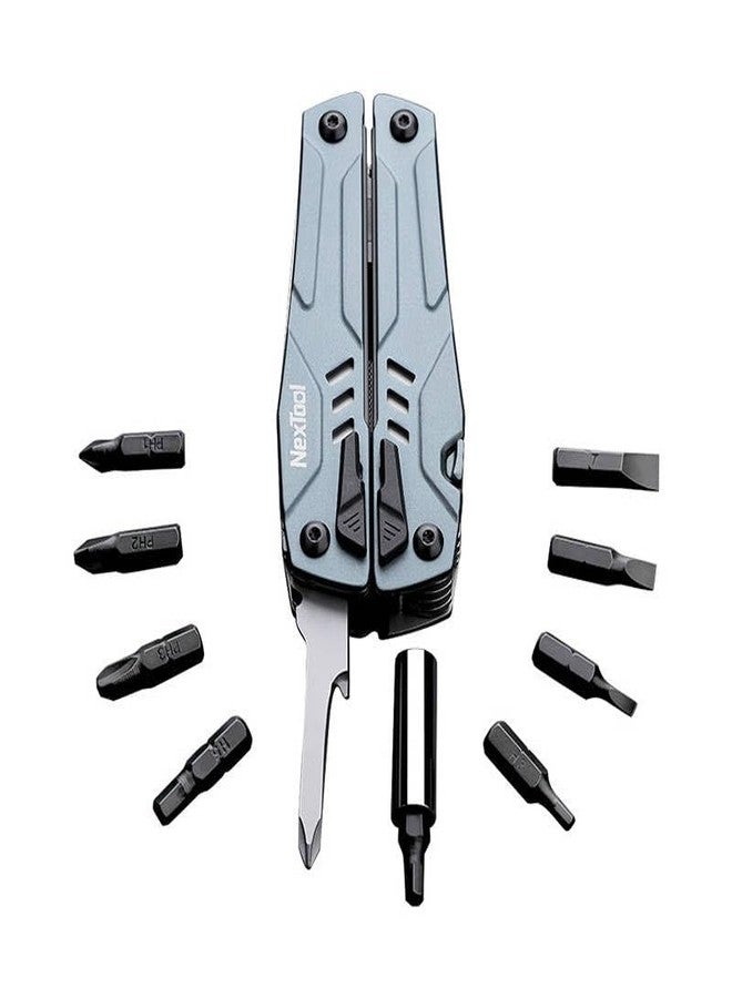نكستول أداة متعددة الاستخدامات NexTool NE20045 15 في 1 + مجموعة بت (أزرق) - Image 3